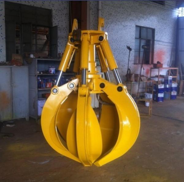 Customized Orange Peel Grab Q355B NM400/450/500 Hardox450/500/550 Four Or Five Claws