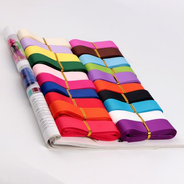 Support 7 Days Sample Order Lead Time for 25mm Solid Grosgrain Tape Ribbon
