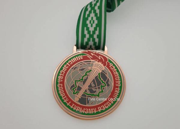 Zinc Alloy Die Cast Medals /  High Polishing Gymnastics Sports Day Medals