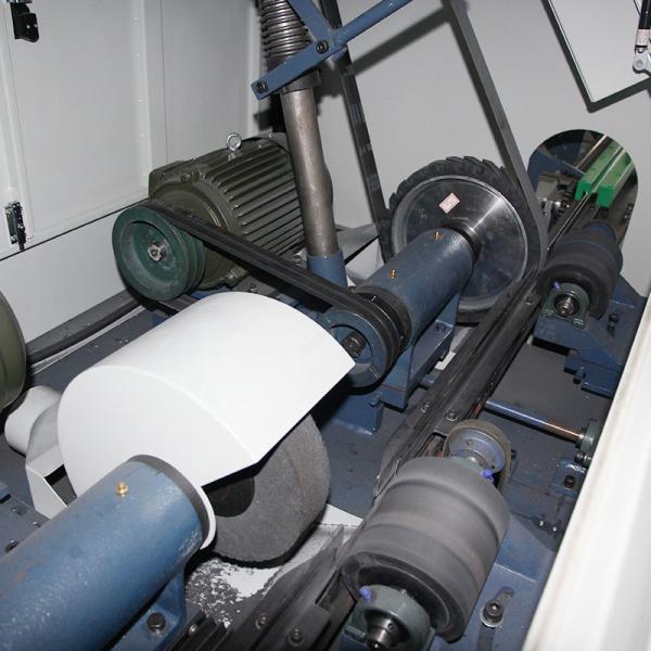 Máquina pulidora de la correa abrasiva y del alambre de nylon de la rueda con la cabeza de pulido 2