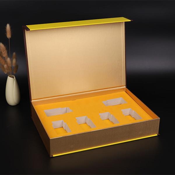 Специальный роскошный макияжный набор для глаз Косметическая коробка Упаковка для магнитной бумажной подарочной коробки