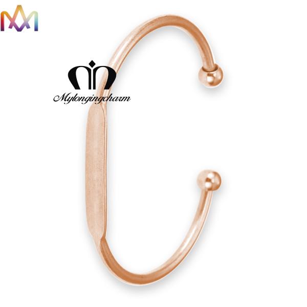 Женщин тумака 55MM браслеты регулируемых выгравированные