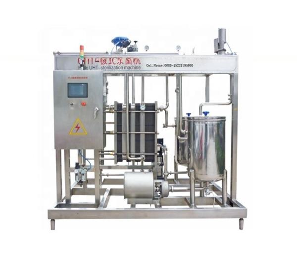Electric Heating Plate Type Pasteurizer for Milk Juice at 0.5-0.6MPa Steam Pressure
