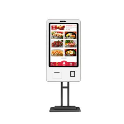 43 Self Ordering Digital Signage Kiosk 500 Nits Brightness With 5MP Camera