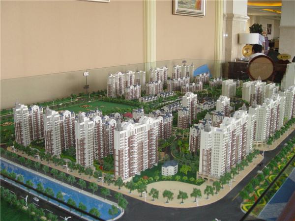 Architectural model of residential buildings development