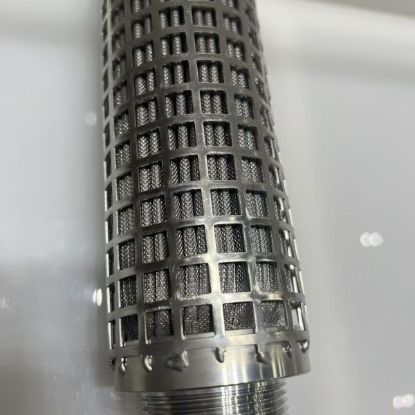 High Temperature Resistant 316L Stainless Steel Fiber Felt Pleated Filter Cartridge with Large Filtration Area
