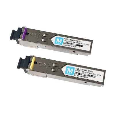 Long Distance 1.25G BIDI 100km 1490nm/1550nm SC Connector DDM WDM Simplex Optical Module Transceiver SFP Module