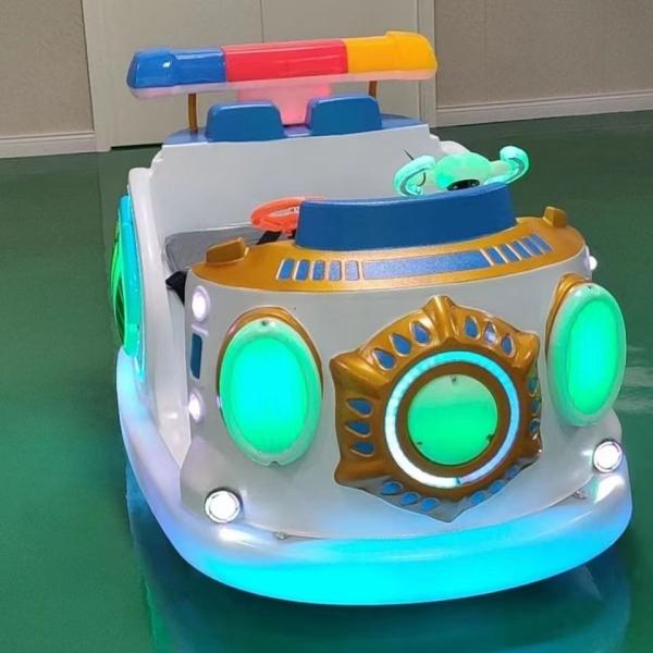 Maquinaria eléctrica 350W Motor sin escobillas 2 plazas Paseo en coche para niños en el parque de diversiones