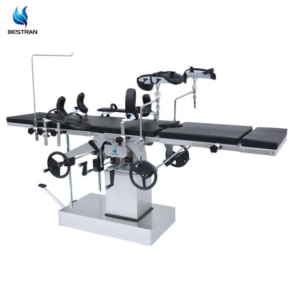 Hospital Grade Manual Hydraulic Operating Table 304 Anti Corrosion Steel