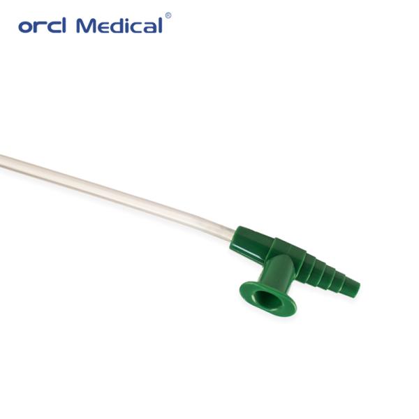 Catéter de succión pediátrico estéril de PVC de un solo uso, diseño anti-pliegues, seguro para el cuidado respiratorio neonatal e infantil