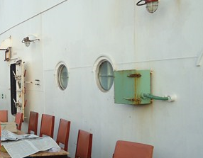 Алюминиевый стальной морской пехотинец закрывает A60 огнеупорный бортовой прикрепленный на петлях круг Windows