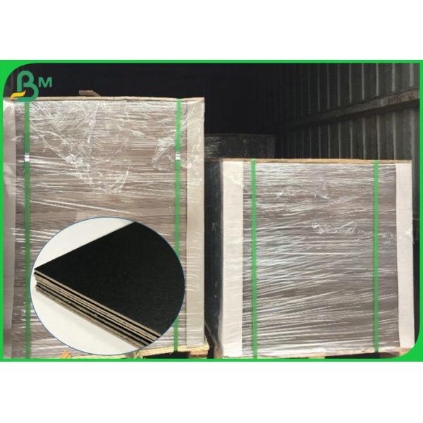 700*1000mm Hard Stiffness 600gsm 800gsm 900gsm Black Paper Board For Gift Boxes