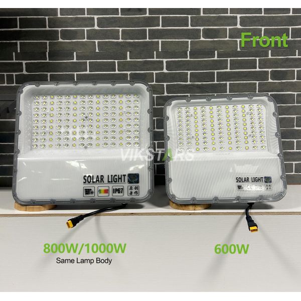 600W 800W 1000W Lumières solaires pour stades de sport en plein air IP66 étanche
