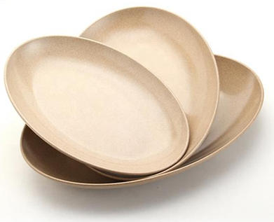 Eco-Friendly Rice Husk Round Plate