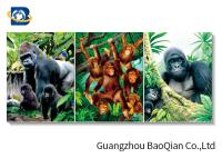 O teste padrão alto do chimpanzé da imagem da animação da definição 3D lançou fotos decorativas da parede