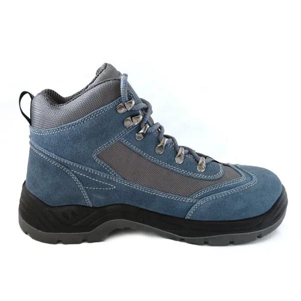 S1P Industrial Steel Toe Shoes Anti Impact Puncture Resistant Work Boots Blue