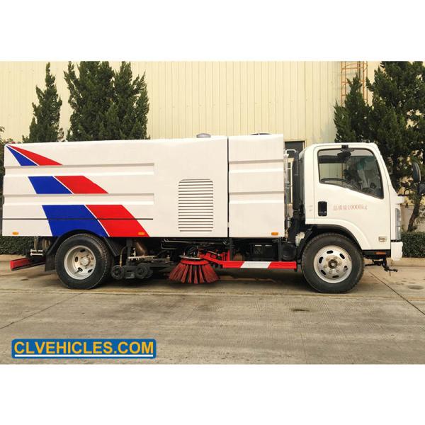 ISUZU 700P 190hp Truck Mounted Vacuum Road Sweeper 7360kg Gvw