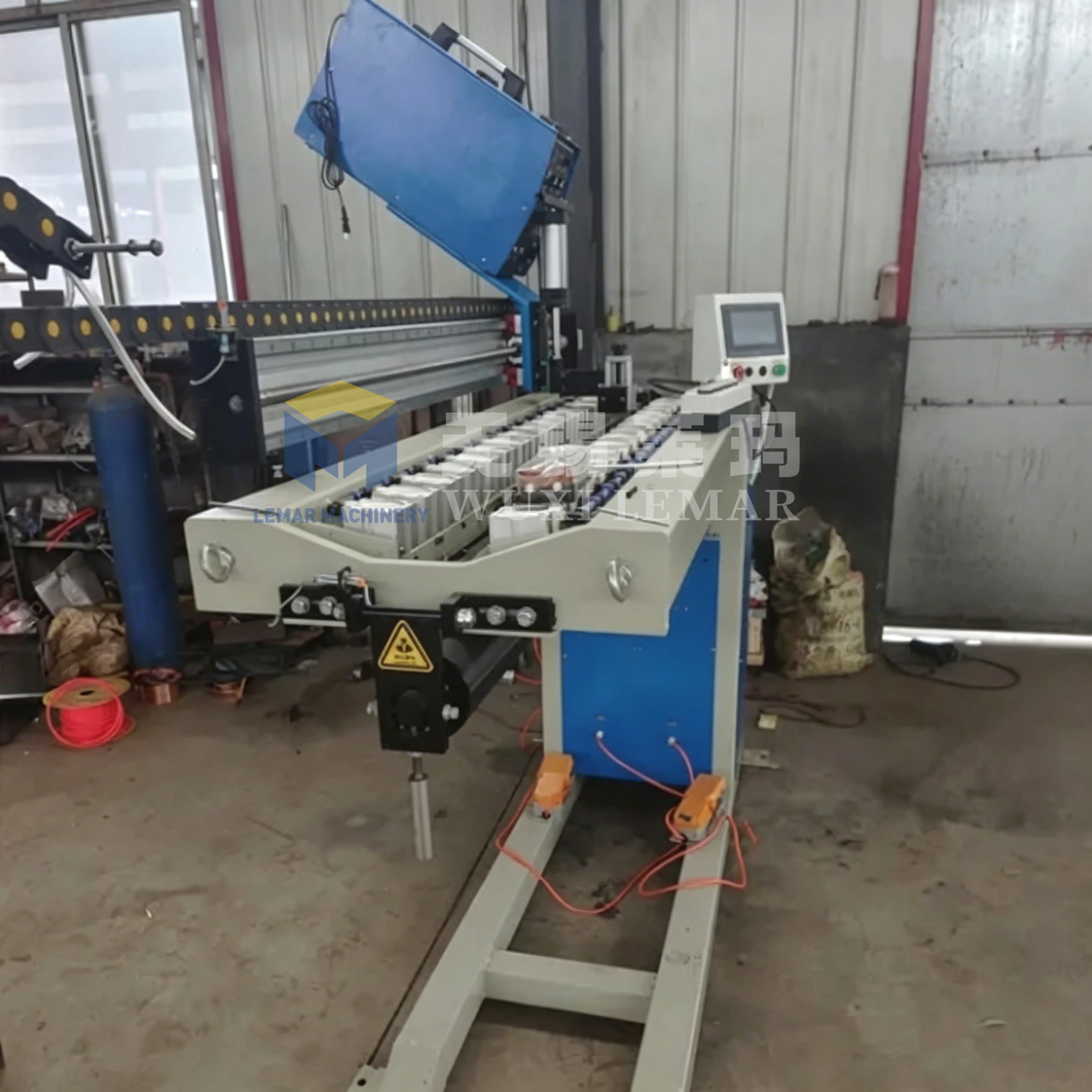 Automatic Longitudinal Seam Welder 2000mm Stainless Steel Carbon Steel