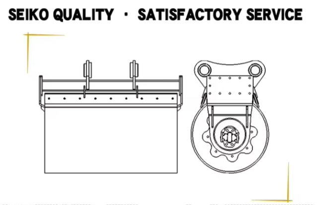 Construction Machinery Slope tamper smooth Drum Compaction Wheel Slope Compactor Vibratory Rollers For Excavator