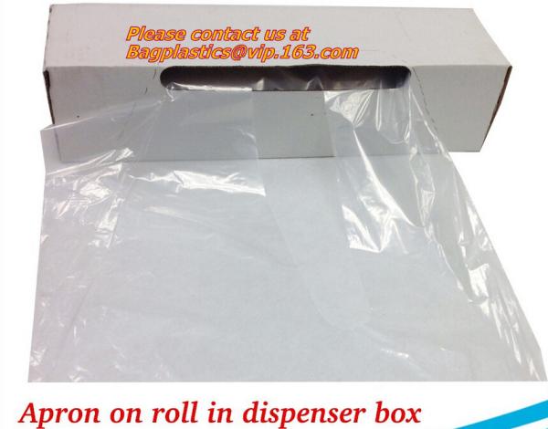 Plastic White Embossed Disposable Pe Aprons/plastic apron/disposable apron,Spa and Beauty Items PROTECTIVE PRODUCTS PAC
