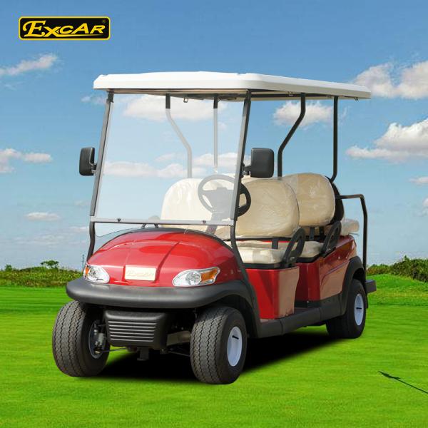 6 Seats ADC 48V 3.7KW Club Car Golf Cart With American Trojan Battery