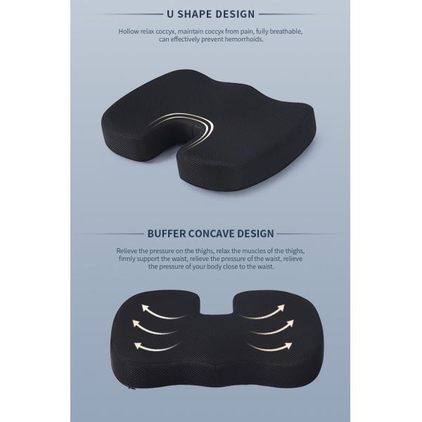 Super Soft Fabric Memory Foam Seat Cushion 's Popular Choice for Back Pain Relief