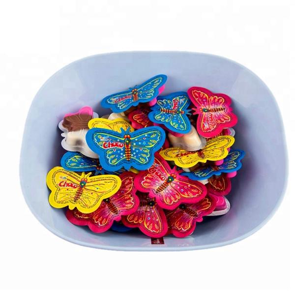 Butterfly Animal Shaped Chocolates Multicolored Attractive Pattern Design