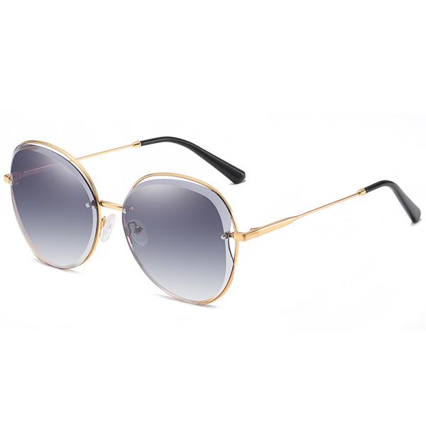 Luxury 146MM Cat Eye Square Sunglasses Authentic Italy BSCI Ladies Designer Sunglasses