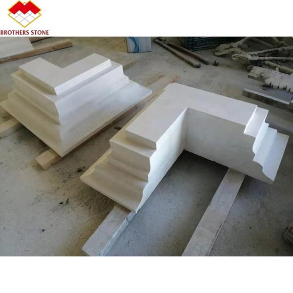 Customized Luxury Marble Staircase Handrail Column for Villa Style Interior Design