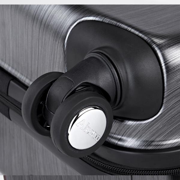 Brushed Finish Hard Shell Suitcase with TSA Lock