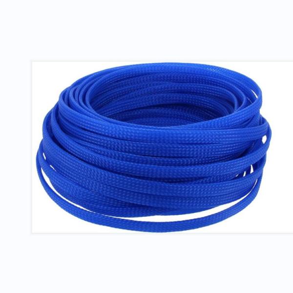 Malla de alambre de neón trenzada extensible del azul 1-100m m del ANIMAL DOMÉSTICO flexible del cable que envuelve