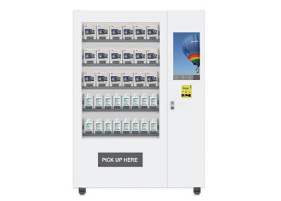 24 horas sem contato da máquina de venda automática da máscara com exposição da propaganda