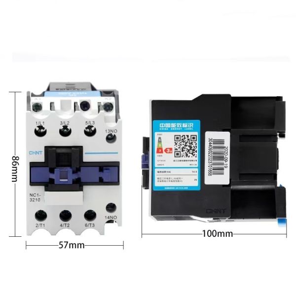 Air Conditioning Contactor AC220V 380V 480V 660V Ac Coil Contactor DIN Rail Mounting