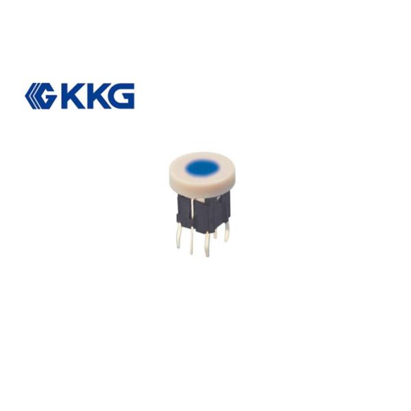 SGS Approved Illuminated Round Rocker Switch , Touch Button Light Switch