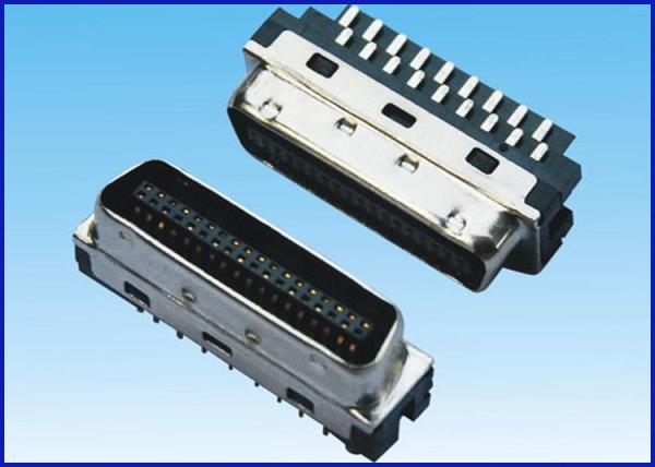 SCSI 36P Socket Connector metal hood Brass material waterproof