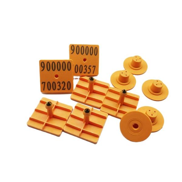 La frecuencia ultraelevada modificada para requisitos particulares del número de la impresión por láser marca con etiqueta para la gestión del ganado del cerdo