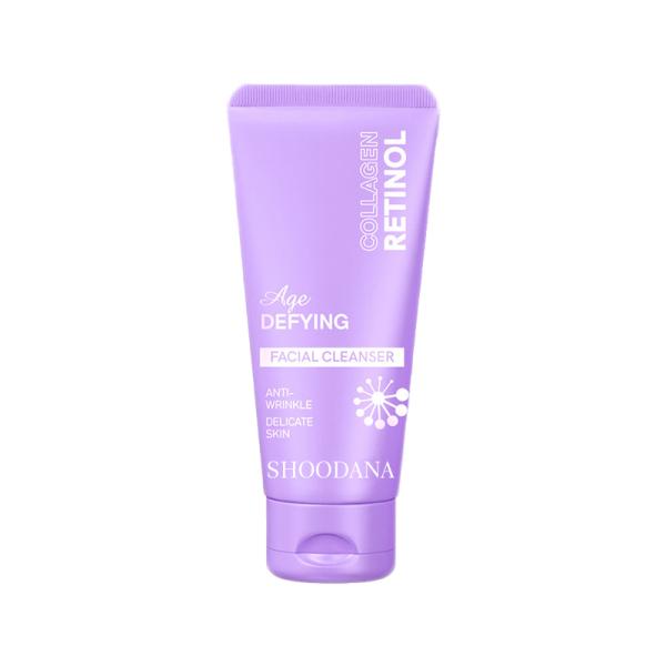 Démaquillant visage biologique en marque propre, nettoyant visage au collagène, mousse nettoyante végan
