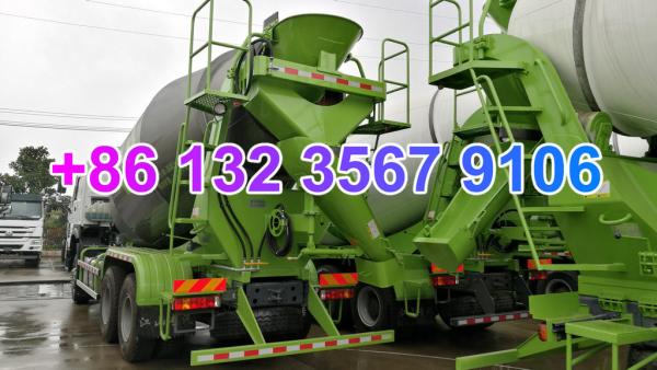 8CBM 9CBM 10 CBM HOWO Chassis 6x4 HJS5256GJBHA Cement Mixer Truck For Peru