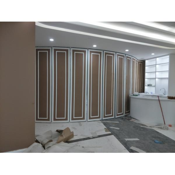 Рамка стены раздела гибкой складчатости звукоизоляционная алюминиевая декоративная