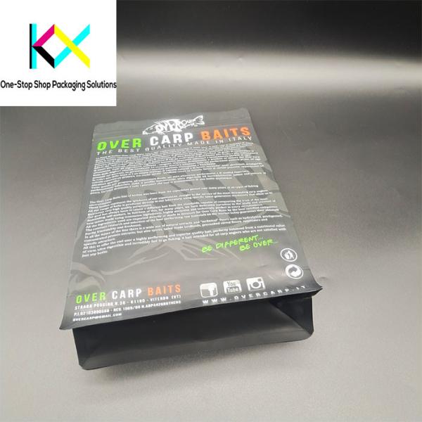 Resealable Cat Food Packaging Bags Recyclable Flat Bottom With Good Barrier