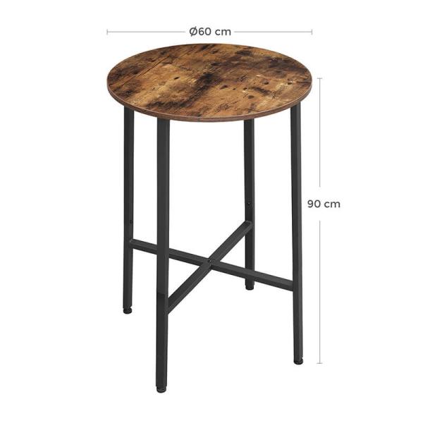 Small Bar Table, Round Bar Table for Sale, Kitchen Furniture, Bar Table for Kitchen, Industrial Furniture, ULBT60X
