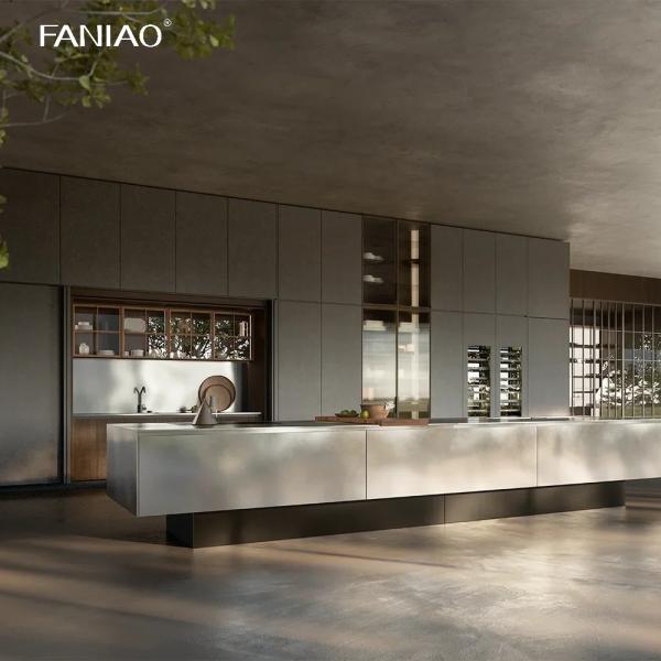 Custom Wood Complete Melamine Full Kitchen Cabinet Furniture Kitchen Cabinets Cupboard Manufacturer