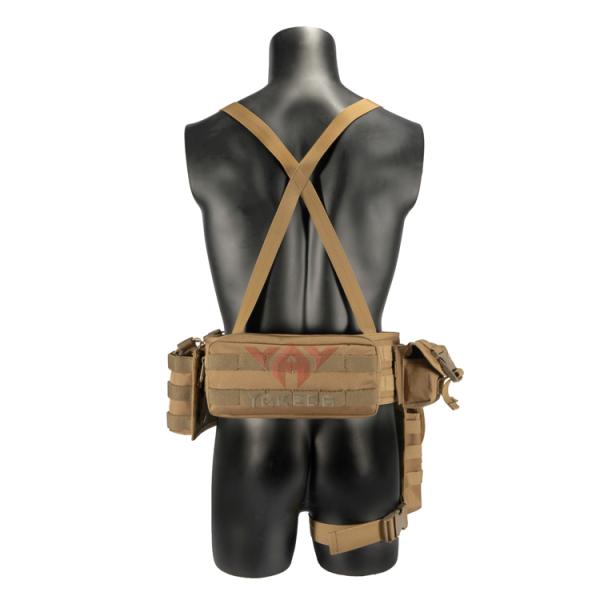 1000D Nylon X - Shaped Suspender Training Combat Girdle Military Multi - Functional Tactical Girdle