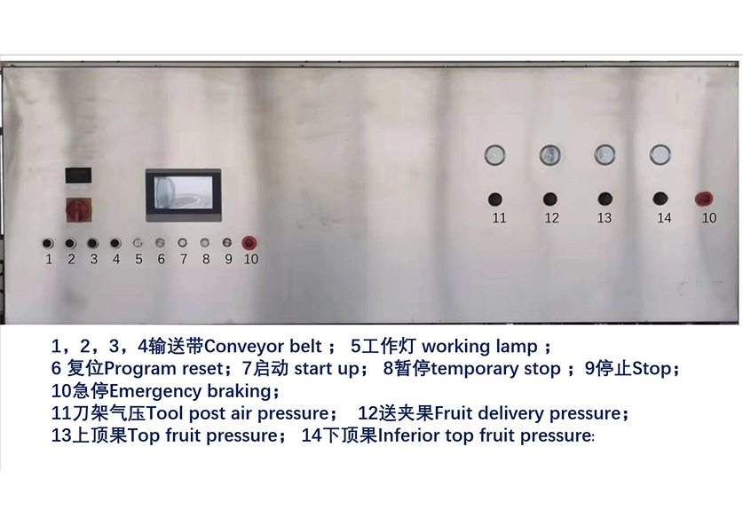 2.8kw Интеллектуальная машина для очистки папайи для переработки фруктов и овощей Регулируемая толщина очистки
