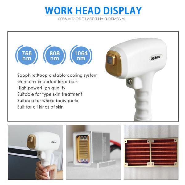 Машина удаления волос лазера тела лазера машины 808 диода подмолаживания кожи полная
