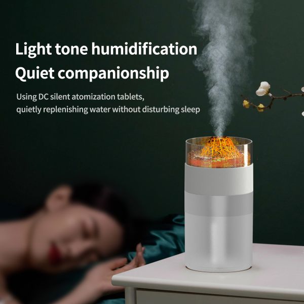 Smart Home Mini Portable Ultrasonic Humidifier with Color Changing LED USB Powered