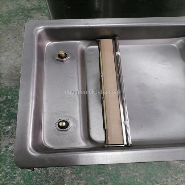 DUOQI DZ-260 Fecho a vácuo de câmara única para vestuário Alimentos Bife Produtos químicos