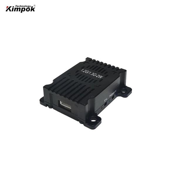 Émetteur vidéo analogique léger et puissant de 4 watts 60g avec alimentation en courant continu de 12 V