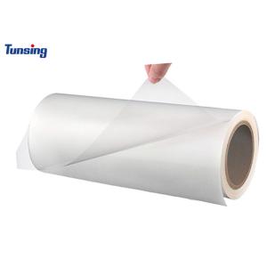 Double Sided PA Hot Melt Adhesive Film Washing Resistant 40 Degree Sky Blue Transparent For Embroidery Patch