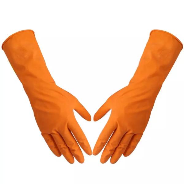 Palm garden construction safety cotton knitted red rubber latex coating work gloves